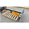 Image 2 : GIYI GY-HLS25 INDUSTRIAL BLACK / YELLOW HYDRAULIC SKID STEER HORIZONTAL LOG SPLITTER ATTACHMENT