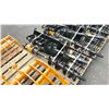 Image 1 : 8 PCS BLACK / YELLOW MINI EXCAVATOR MULTI ATTACHMENT SET INCLUDING SMALL DIGGING BUCKET, CLEANING