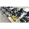 Image 2 : MIVA BLACK / YELLOW 4 PCS INDUSTRIAL HYDRAULIC SKID STEER AUGER ATTACHMENT INCLUDING: AUGER WITH 3