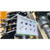 Image 2 : 8 PCS BLACK / YELLOW MINI EXCAVATOR MULTI ATTACHMENT SET INCLUDING SMALL DIGGING BUCKET, CLEANING