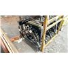 Image 2 : GIYI HWG44 BLACK 44" INDUSTRIAL HYDRAULIC SKID STEER HOLLOW WOOD GRABBER ATTACHMENT & GIYI MCLG60