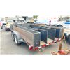 Image 3 : 1993 TRITON TANDEM AXLE TRAILER, BLACK, VIN 1T9216CT0PW293334,