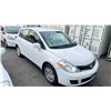 Image 4 : 2012 NISSAN VERSA, 4DRSW, WHITE, VIN 3N1BC1CP9CK810015,