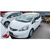 Image 1 : 2009 HONDA FIT, 4DRSW, WHITE, VIN JHMGE88569S811266,