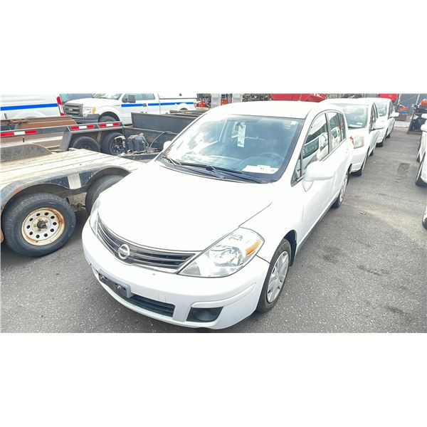2011 NISSAN VERSA, 4DRSW, WHITE, VIN 3N1BC1CP8BL466976,