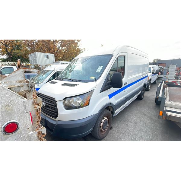 2016 FORD TRANSIT 250, 3DR VAN, WHITE, VIN 1FTYR2CM6GKA13062,