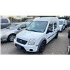 Image 1 : 2012 FORD TRANSIT CONNECT XLT, 4DR VAN WHITE VIN NM0LS6BN0CT103163,