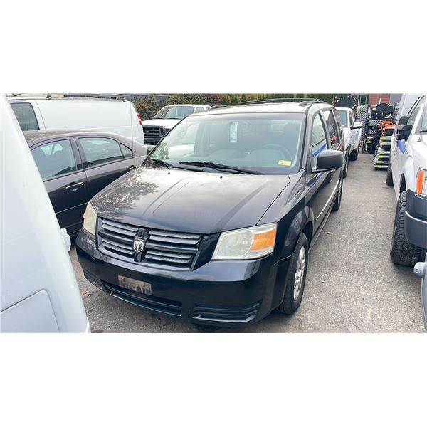 2010 DODGE CARAVAN SE, 4DRSW, BLACK, VIN 2D4RN4DE9AR111890,