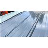 Image 2 : STACK OF 50 SKLP DARK GREY 12"L X 37"W INDUSTRIAL CORRUGATED METAL ROOF / WALL SHEETING