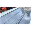 Image 2 : STACK OF 50 SKLP DARK GREY 12"L X 37"W INDUSTRIAL CORRUGATED METAL ROOF / WALL SHEETING