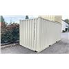 Image 2 : BEIGE 20' 67,200 MAX CAPACITY INDUSTRIAL TRANSPORT CONTAINER WITH DUAL SWING REAR DOORS