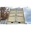 Image 2 : BEIGE 10' 9,920 MAX CAPACITY INDUSTRIAL OFFICE / SECURITY TRANSPORT CONTAINER WITH