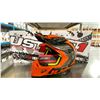 Image 1 : PAIR OF JUST1 RACING J38 BLADE ECE22/05 OFF ROAD RACING HELMETS COLOR ORANGE, SIZE XL *IN BOX*