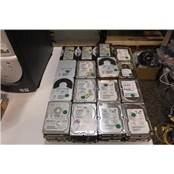 Large Lot Of Hard Drives