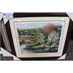 Framed Print Country Town