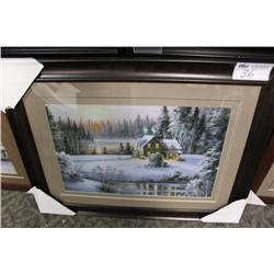 Framed Print Cabin