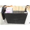 Image 1 : Black 2 Drawer Lateral File Cabinet