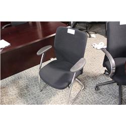 Black Sledbase Client Chair