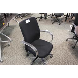 Black Mid Back Tilter Chair