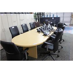 Maple 10' Boardroom Table