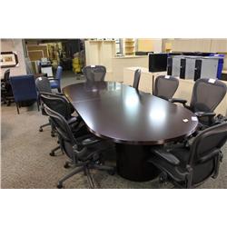 Mahogany 14' Boardroom Table