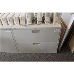Grey 2 Drawer Lateral File Cabinet