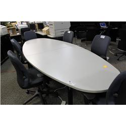 Teknion 12' Mobile Boardroom/conference Table