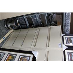 Beige 5 Drawer Lateral File Cabinet