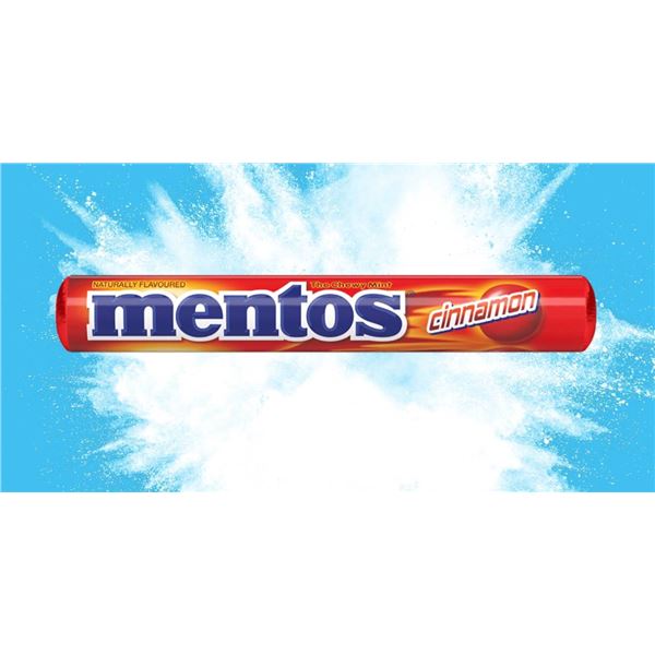 Lot of 18 Mentos Cinnamon Rolls – 37g Each