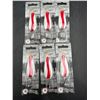 Image 2 : Len Thompson Fishing Lures – Red & White, No. 0 RW – Set of 5, Made in Canada