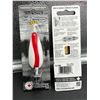 Image 3 : Len Thompson Fishing Lures – Red & White, No. 0 RW – Set of 5, Made in Canada