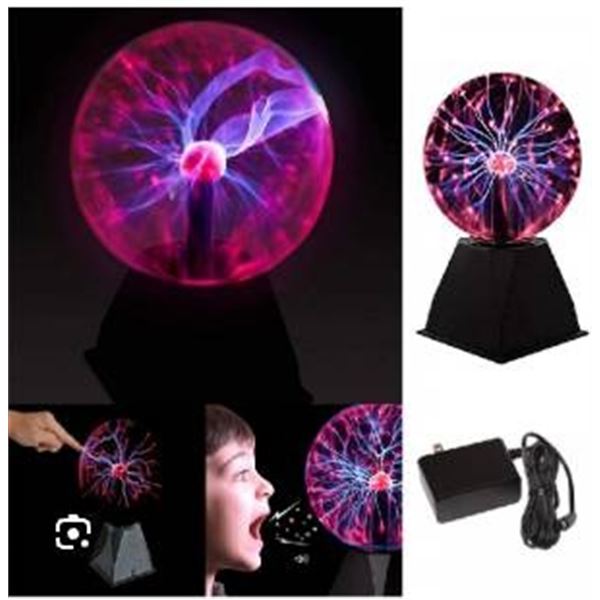 Playbees Plasma Ball Interactive Globe With Electric Display