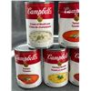 Image 2 : Lot of 5 Campbell’s Soup Cans, 284 ml Each, Various Flavors