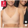 Image 1 : Buffalo David Bitton 2-Pack Wire-Free Seam-Free Bras L/G