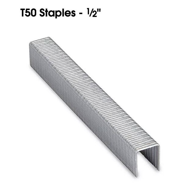 Arrow T50 1/2 Inch Heavy Duty Staples Model 508IP, 5000 Count, 12mm