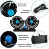 Image 1 : Double-Headed Vehicle Fan HX-T304 With Two-Speed Settings