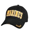 Image 1 : Black Marines Baseball Cap With Rothco Branding