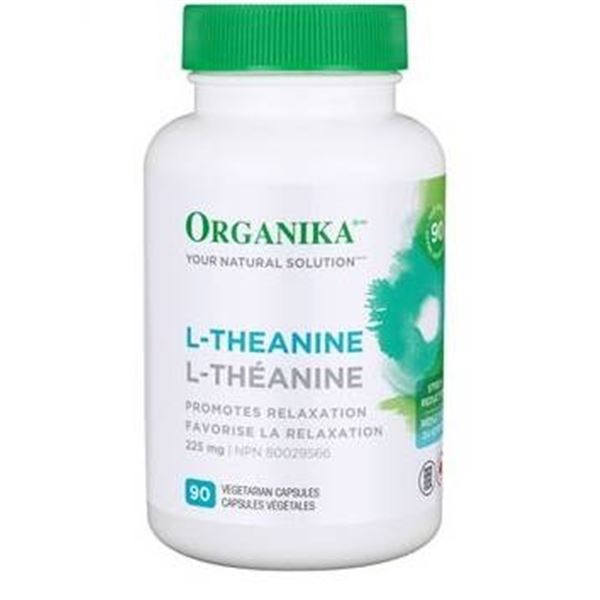 Organika L-Theanine 225 MG 90 Capsules – Lot 240602