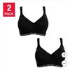 Image 1 : Calvin Klein Women’s Seamless Bralette, 2-pack XL