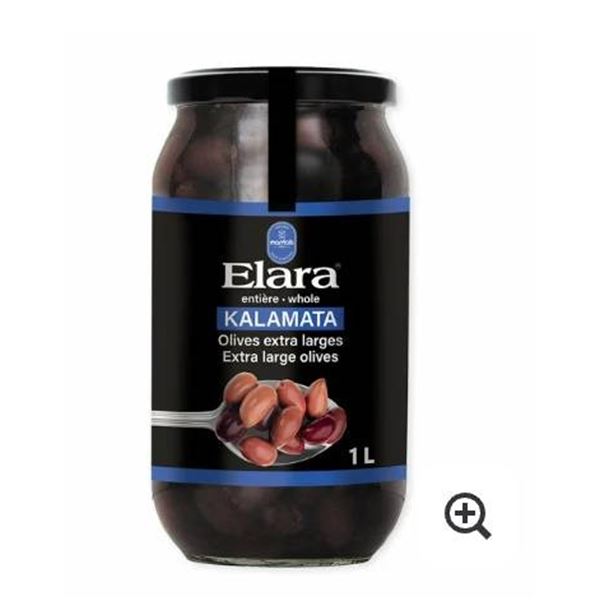 Elara Kalamata Extra Large Whole Olives 1L