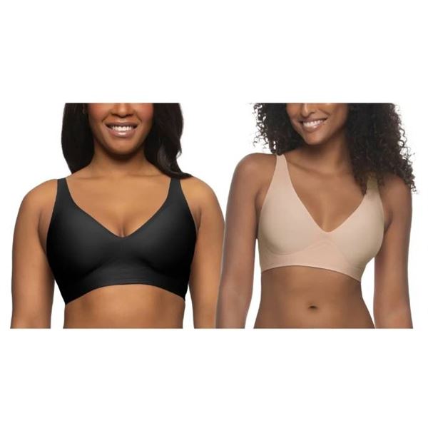 Buffalo David Bitton Wire-Free Seam-Free Bras – 2 Pack M/M