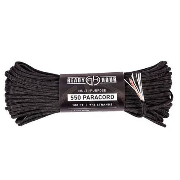 Ready Hour 550 Paracord Multi-Purpose, 100 Ft, 7+ Strands