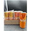 Image 2 : Zevia Soda Zero Sugar Orange, 12 fl oz Cans, Pack of 8