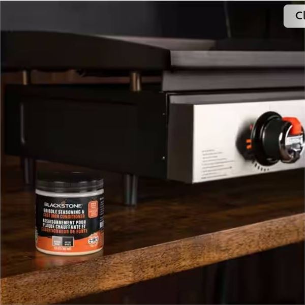 Blackstone Griddle Seasoning and Cast Iron Conditioner, 6.5 oz (192 ml)
