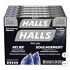 Image 1 : Halls Mentho-Lyptus Extra Strong Menthol, No Sugar Added – 20 Packages of 9 Lozenges