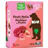 Image 1 : Bear Fruit Rolls Variety Pack 480g – Raspberry and Strawberry 2x 24