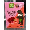 Image 2 : Bear Fruit Rolls Variety Pack 480g – Raspberry and Strawberry 2x 24