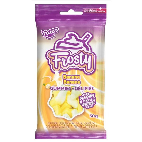 Huer Frosty Banana Gummies 12-Pack (50g Each)