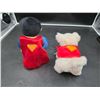 Image 4 : Superman And Dog Plush Toys With Capes – Superman Logo