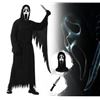 Image 1 : Scream Costume Deluxe Set with Mask, Knife, Belt, and Gloves for Kids